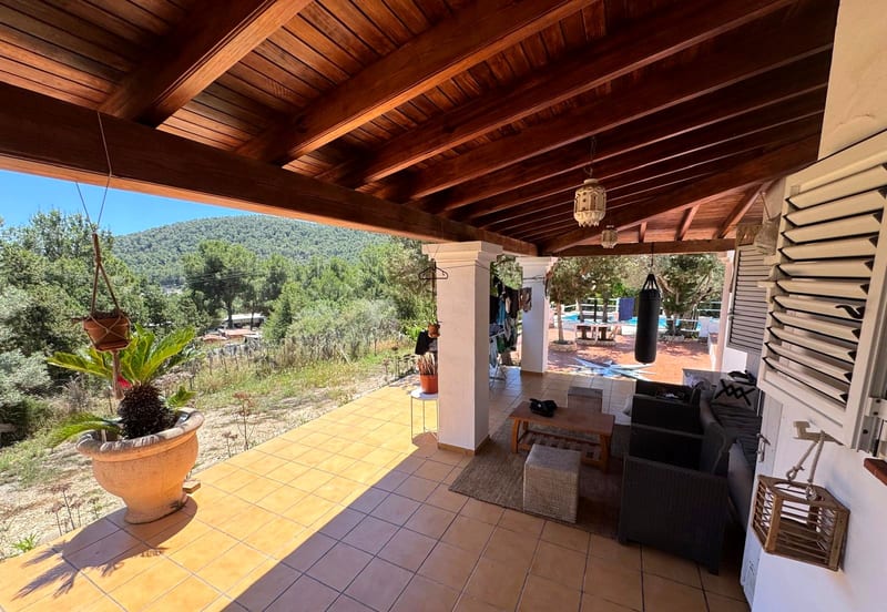 The terrace